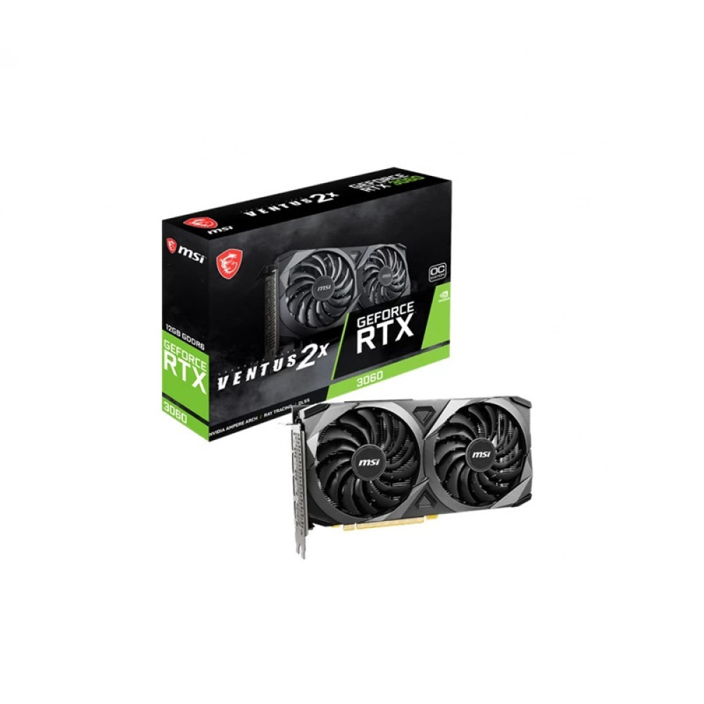 RTX 3060 12GB DDR6 DUAL FAN OC VENTUS white