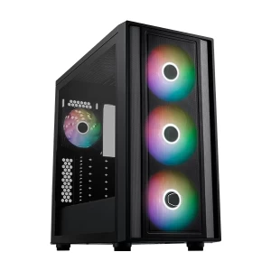 Cooler Master MasterBox 600 ARGB (E-ATX) Mid Tower Cabinet (Black)